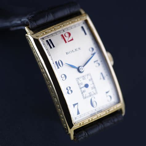 art deco Rolex gold